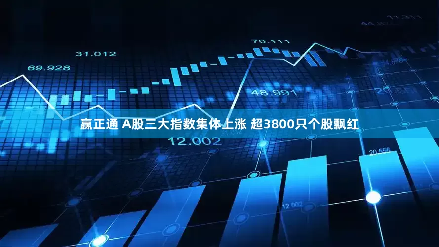 赢正通 A股三大指数集体上涨 超3800只个股飘红